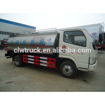 5000L Dongfeng tanque de transporte de leite do caminhão